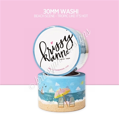 30mm Washi | Beach Scene