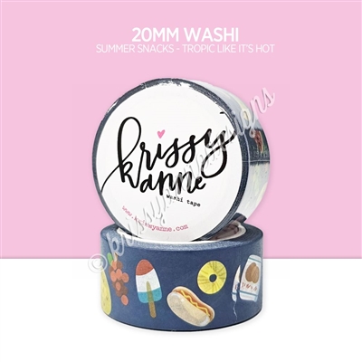 20mm Washi | Summer Snacks