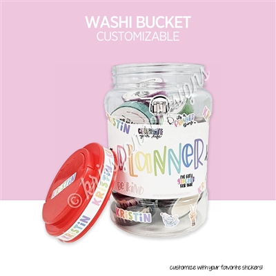 Washi Bucket | Customize Your Own