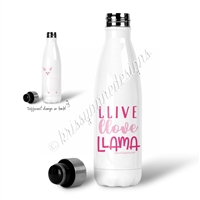 KAD Water Bottle - Llive Llove Llama
