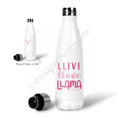 KAD Water Bottle - Llive Llove Llama