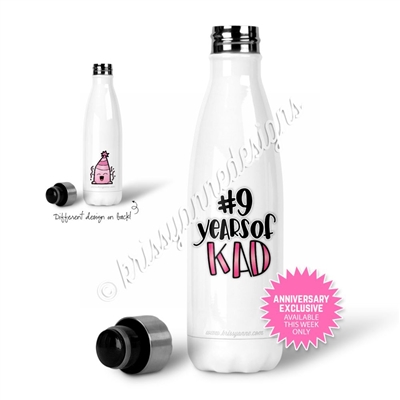 KAD Exclusive Water Bottle - 9 Year Anniversary Exclusive