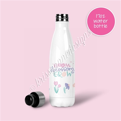 Tapered Water Bottle - Bloom Blossom Grow