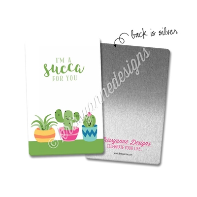 Washi Card - Punny Love Succa
