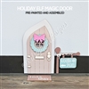 Wooden Display | Holiday Elf Magical Door (Neutral Colors)