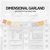 Dimensional Wood Garland - Give Thanks