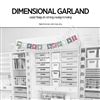Dimensional Wood Garland - Merry & Bright