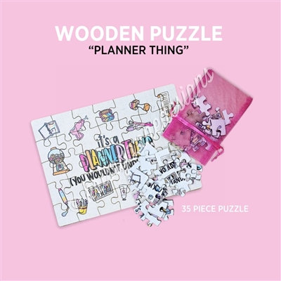 Wooden Puzzle | Planner Thing