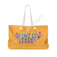 KAD Extra Large Weekender Tote - Crabby