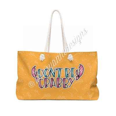 KAD Extra Large Weekender Tote - Crabby