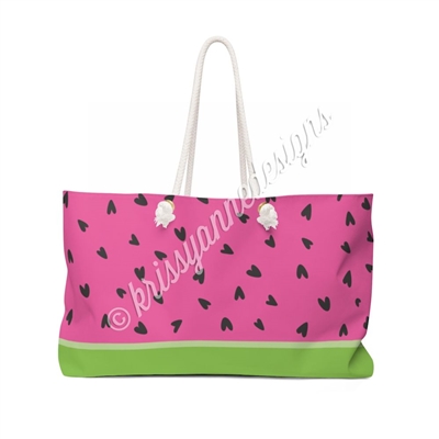 KAD Extra Large Weekender Tote - One in a Melon