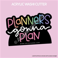 Acrylic Washi Cutter - Planners Gonna Plan