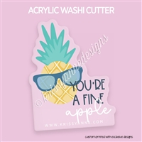 Acrylic Washi Cutter - Fine Apple