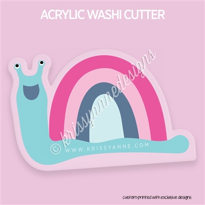 Acrylic Washi Cutter - Sending Love Snail