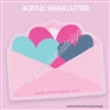 Acrylic Washi Cutter - Love Letter