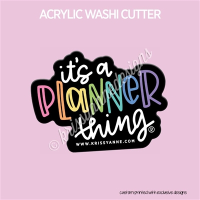Acrylic Washi Cutter - Planner Thing