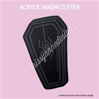 Acrylic Washi Cutter - Coffin