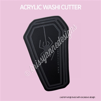 Acrylic Washi Cutter - Coffin