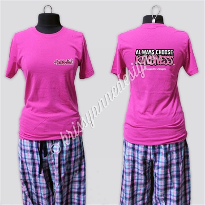 KADdict Wear - Pink Always Choose Kindness Shirt Only