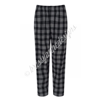 KAD Wear - Black Plaid PJ Pant (UNISEX)