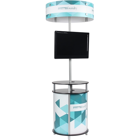 Circle Kiosk with Halo - Kit