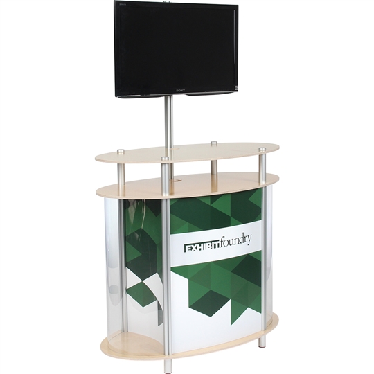 Ellipse Vertical Showcase Kiosk