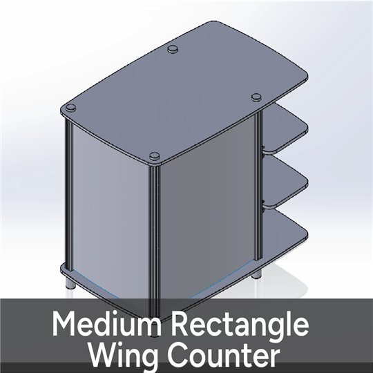 Medium Rectangle Wing Counter