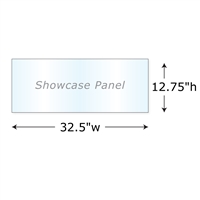 12.75"h Twist Showcase Panel
