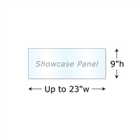 9"h Twist Showcase Panel