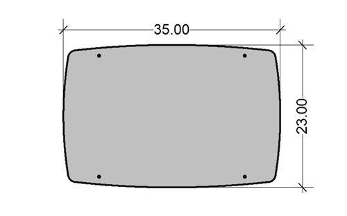 Medium Rectangle Shelf