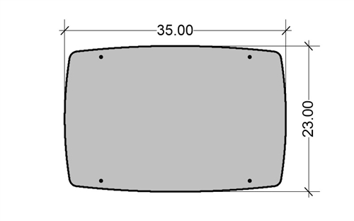 Medium Rectangle Shelf