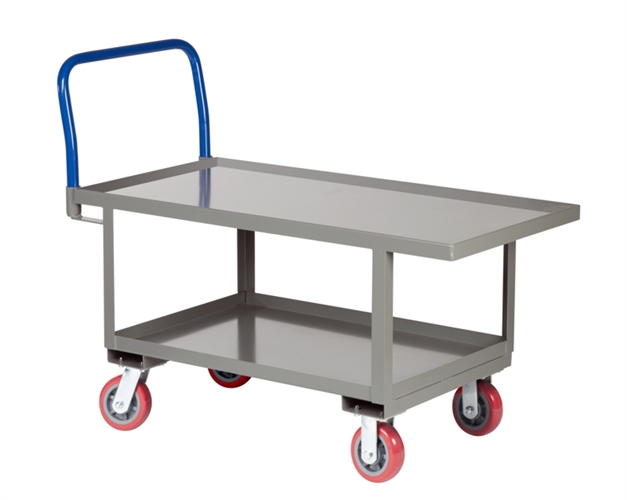 Lipped Deck Ergonomic Work Height Transport Cart