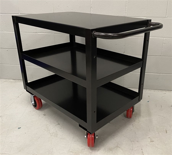 black utility cart