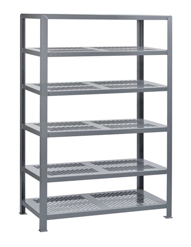 Perforated Welded Shelving Unit 6 Shelf