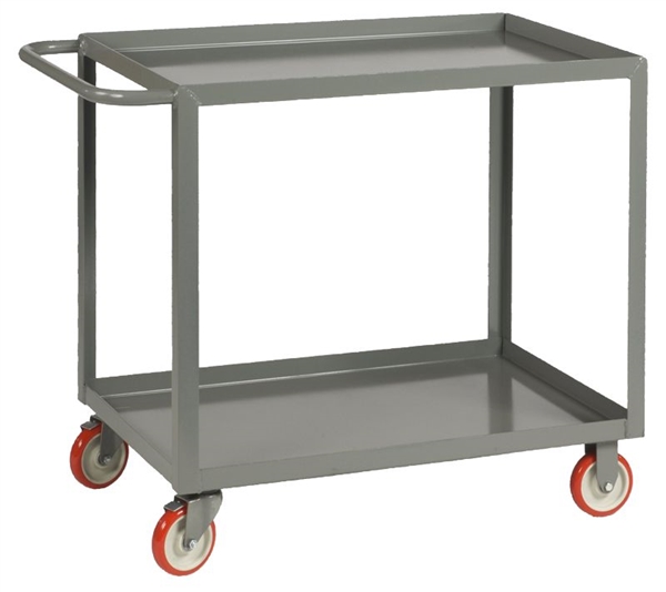 Two Shelf Service Cart Lips Up