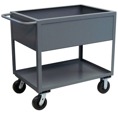 AM13 - Heavy Duty 12" Deep Two Shelf Box Truck - 18" x 36" Shelf Size