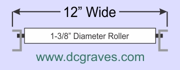 12-03-10 Aluminum Gravity Roller Conveyor