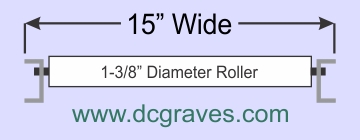 15-03-05 Aluminum Gravity Roller Conveyor