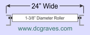 24-04-05 Aluminum Gravity Roller Conveyor