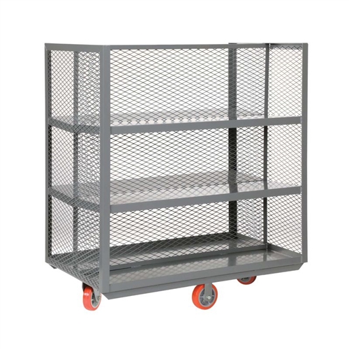 Three Shelf Pick Pack Truck - 28"W x 48"L