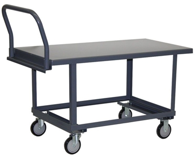 CG21 - Low Profile Work Height Transport Cart - 24" x 60" Shelf Size
