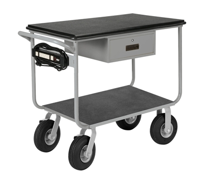 DB17FP - Cushion Load Electrically Wired Mobile Work Center