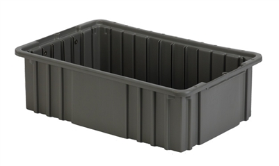 Carton of (8) DC2-050 - Divider Tote Box, 16-1/2" L X 10-7/8" W x 5" H