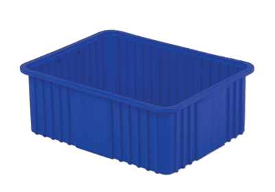 Carton of (4) DC3-080 - Divider Tote Box, 22-1/2" L X 17-1/2" W x 8" H