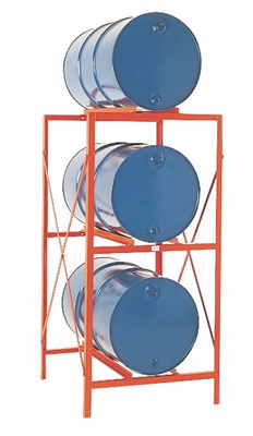 Drum Storage Rack 3 Levels 3 Drum Capacity