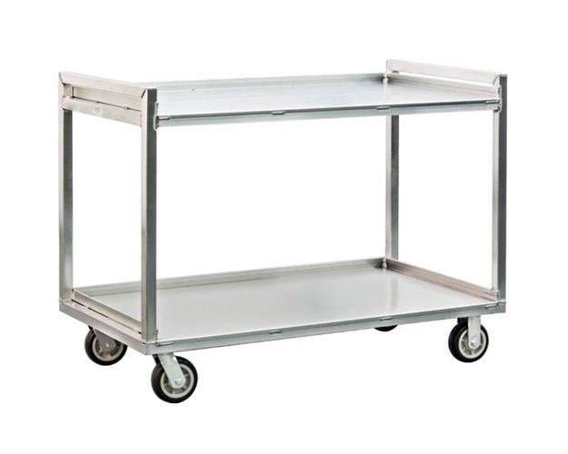 Aluminum Extreme Duty Utility Cart - 22" x 54" Shelf Size