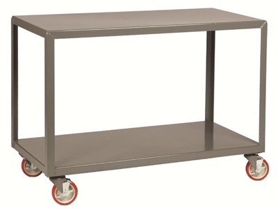 Two Shelf Mobile Table