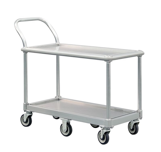Aluminum Heavy Duty Produce Cart - 21" x 48" Shelf Size