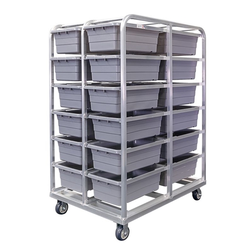 Aluminum High Capacity Lug Cart - 36" x 50" Shelf Size
