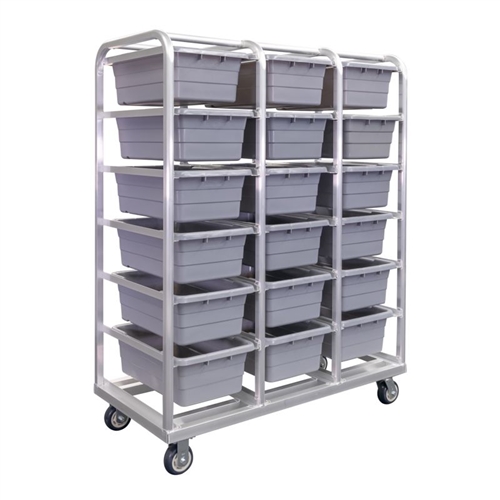 Aluminum High Capacity Lug Cart - 54" x 26" Shelf Size